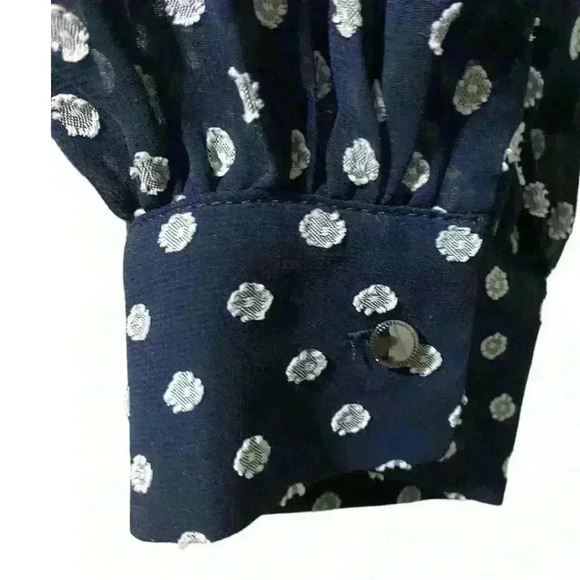 Banana Republic Women’s Polka Dot High-Low Top - Picture 9 of 12